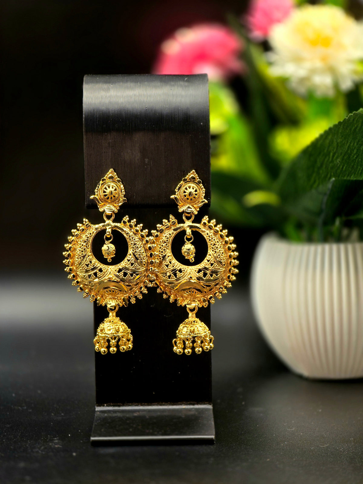 GOLD PLATED TURKISH JHUMKA