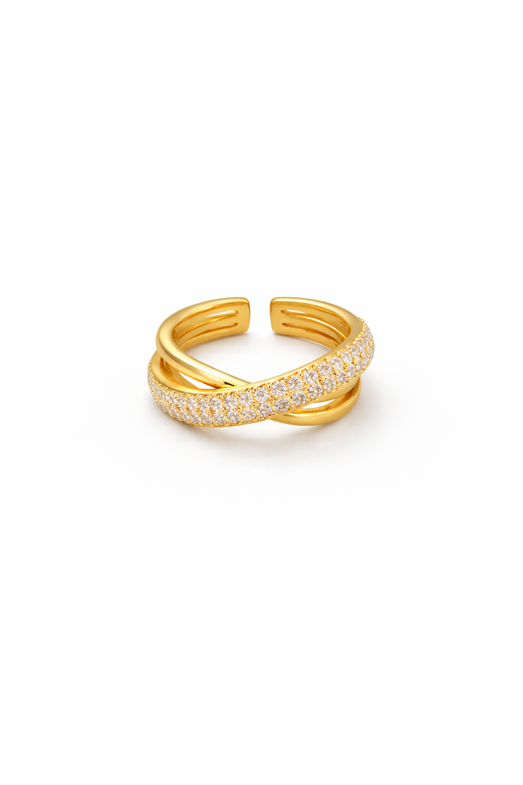 Criss-Cross Adjustable Ring