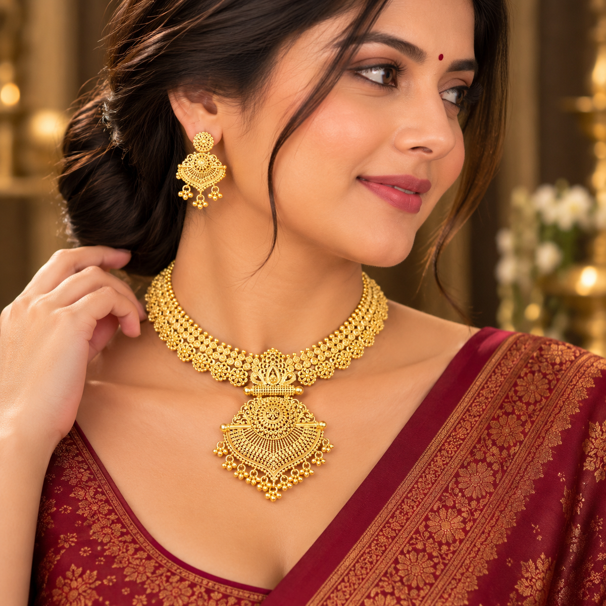 GOLD PLATED TURKISH NECKLACE
