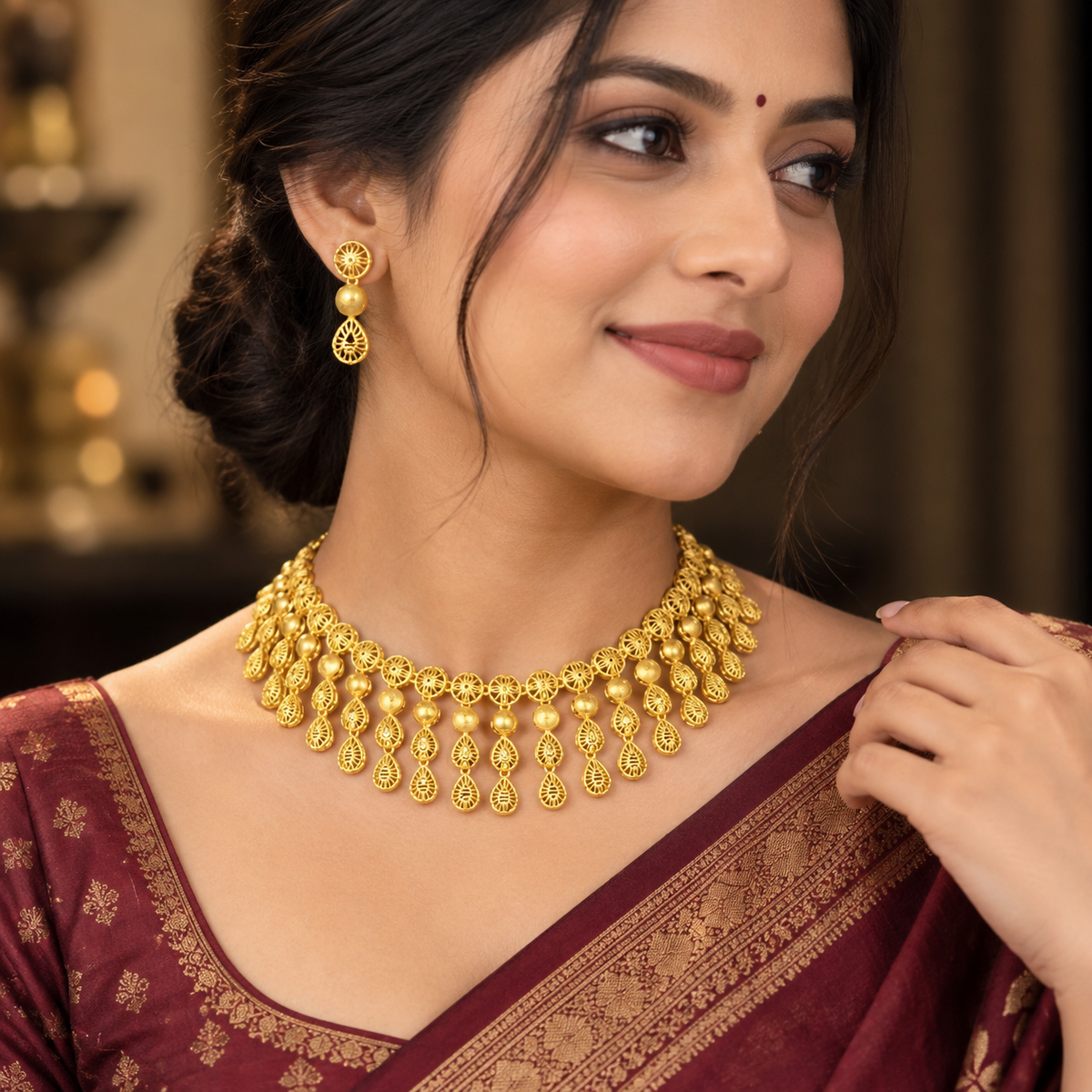 GOLD PLATED TURKISH NECKLACE