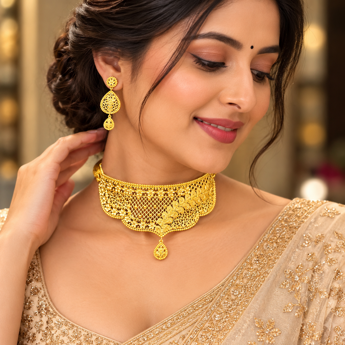 GOLD PLATED TURKISH CHOKER