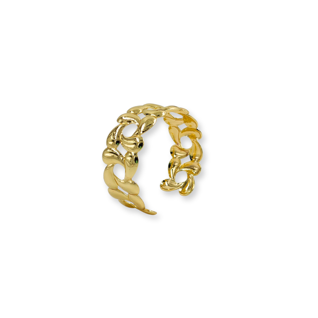 Bold Link Luxe Adjustable Bracelet
