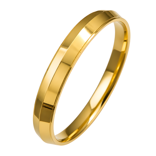 GOLD PLATED SIKHI KADA [MENS BRACLATE]