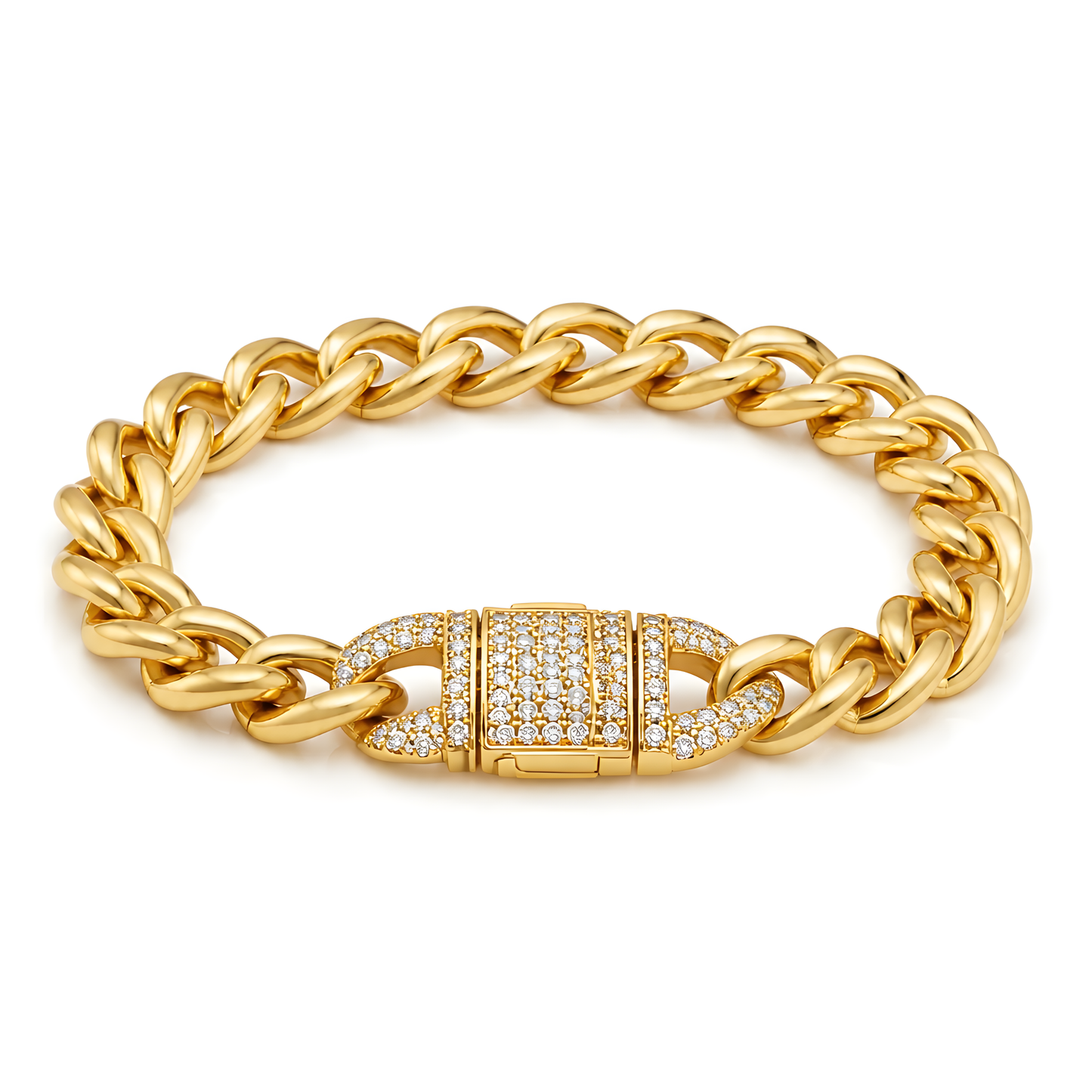 MEN'S GOLD PLATED  BRACLATE