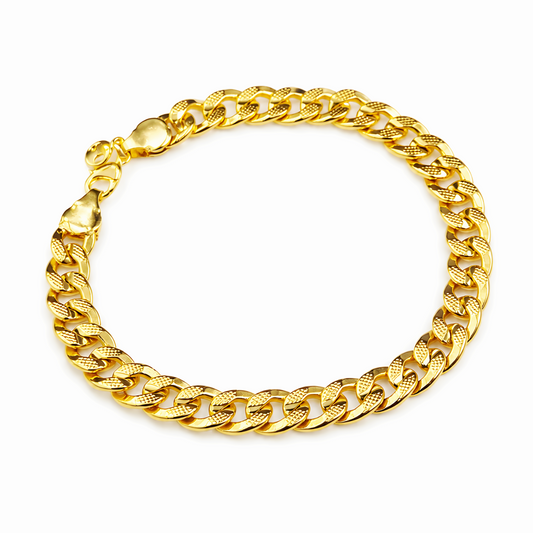 MEN'S GOLD PLATED BRACLATE