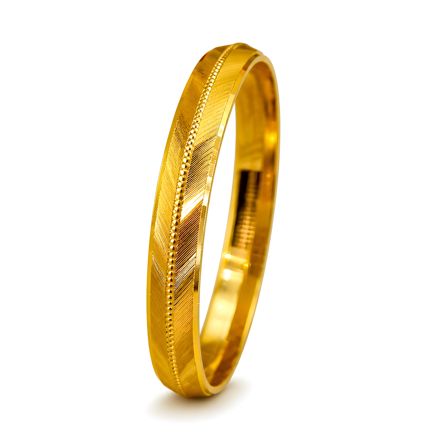 GOLD PLATED MEN'S BRACLATE (KARA)