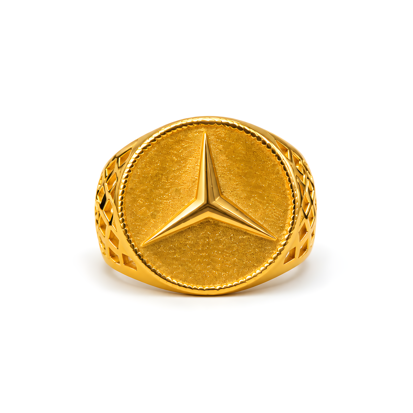 GOLD PLATED MEN'S RING