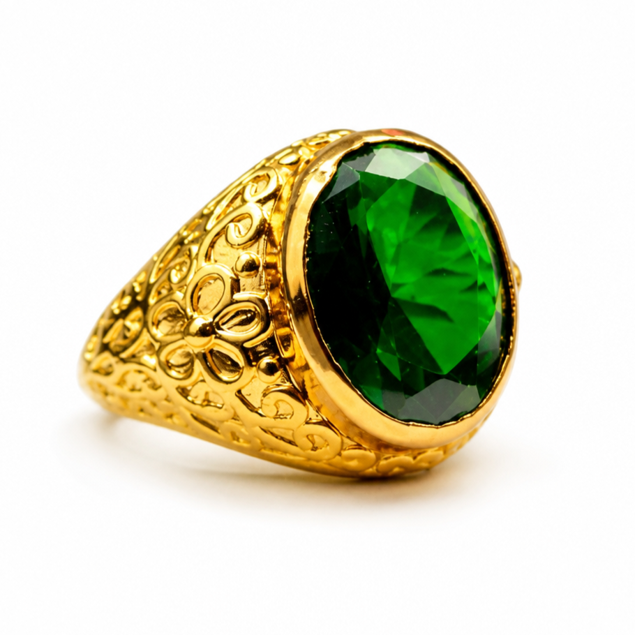 GOLD PLATED MEN'S RING