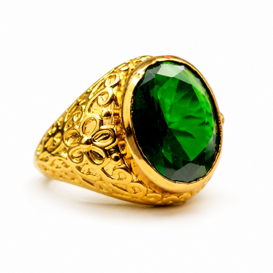 GOLD PLATED MEN'S RING
