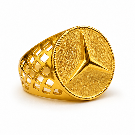 GOLD PLATED MEN'S RING