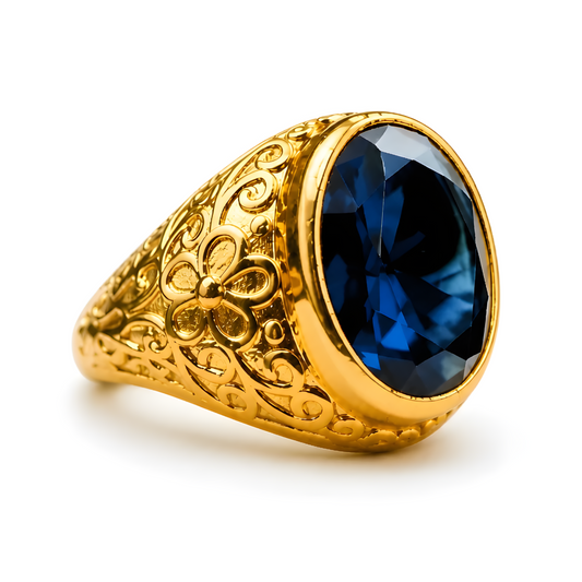 GOLD PLATED MEN'S RING