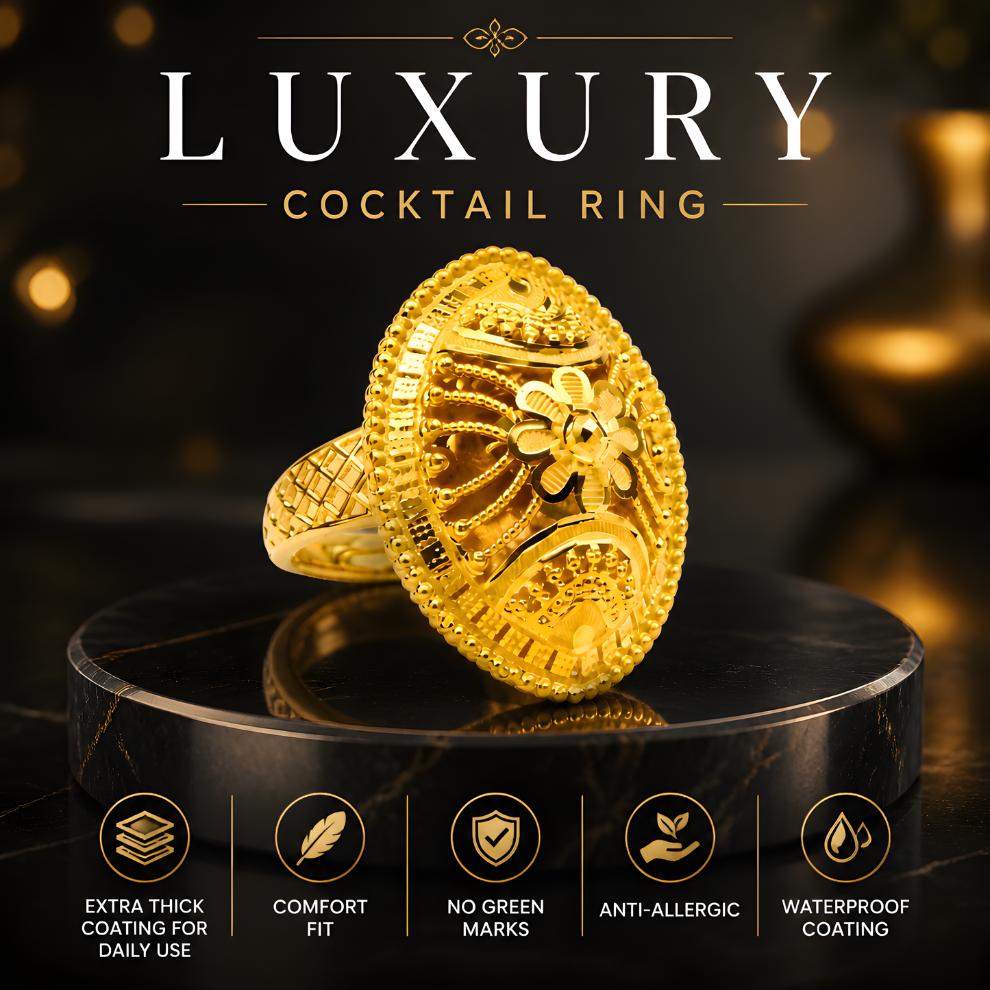 TURKISH COCKTAIL RING