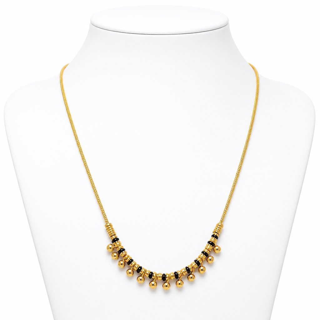 GOLD PLATED SLEEK MANGALSUTRA