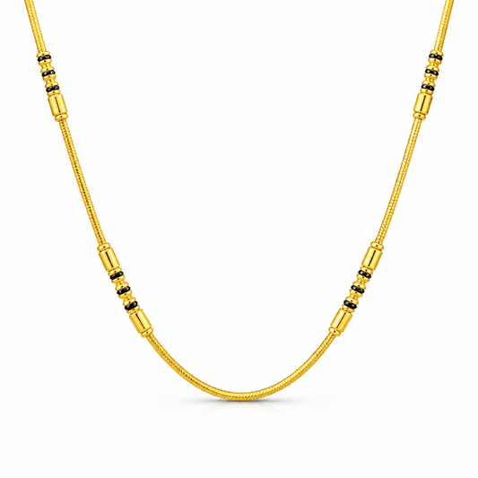 GOLD PLATED SLEEK MANGALSUTRA