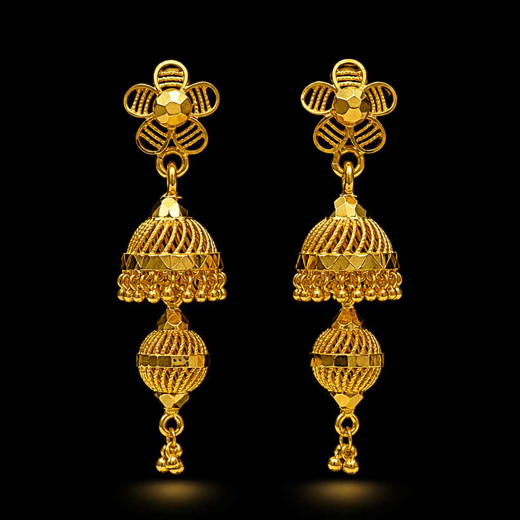 GOLDPLATED TURKISH JHUMKA