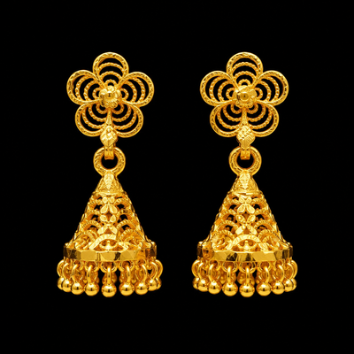GOLD PLATED TURKISH JHUMKI (small)