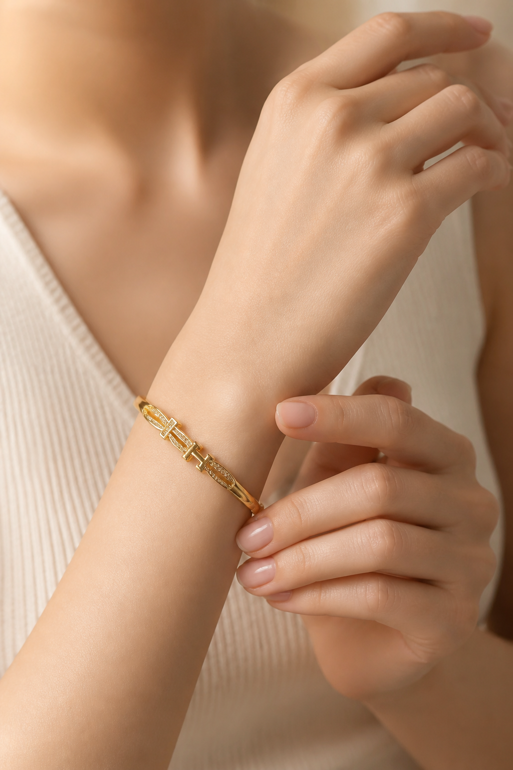 Anti tarnish girls bracelet