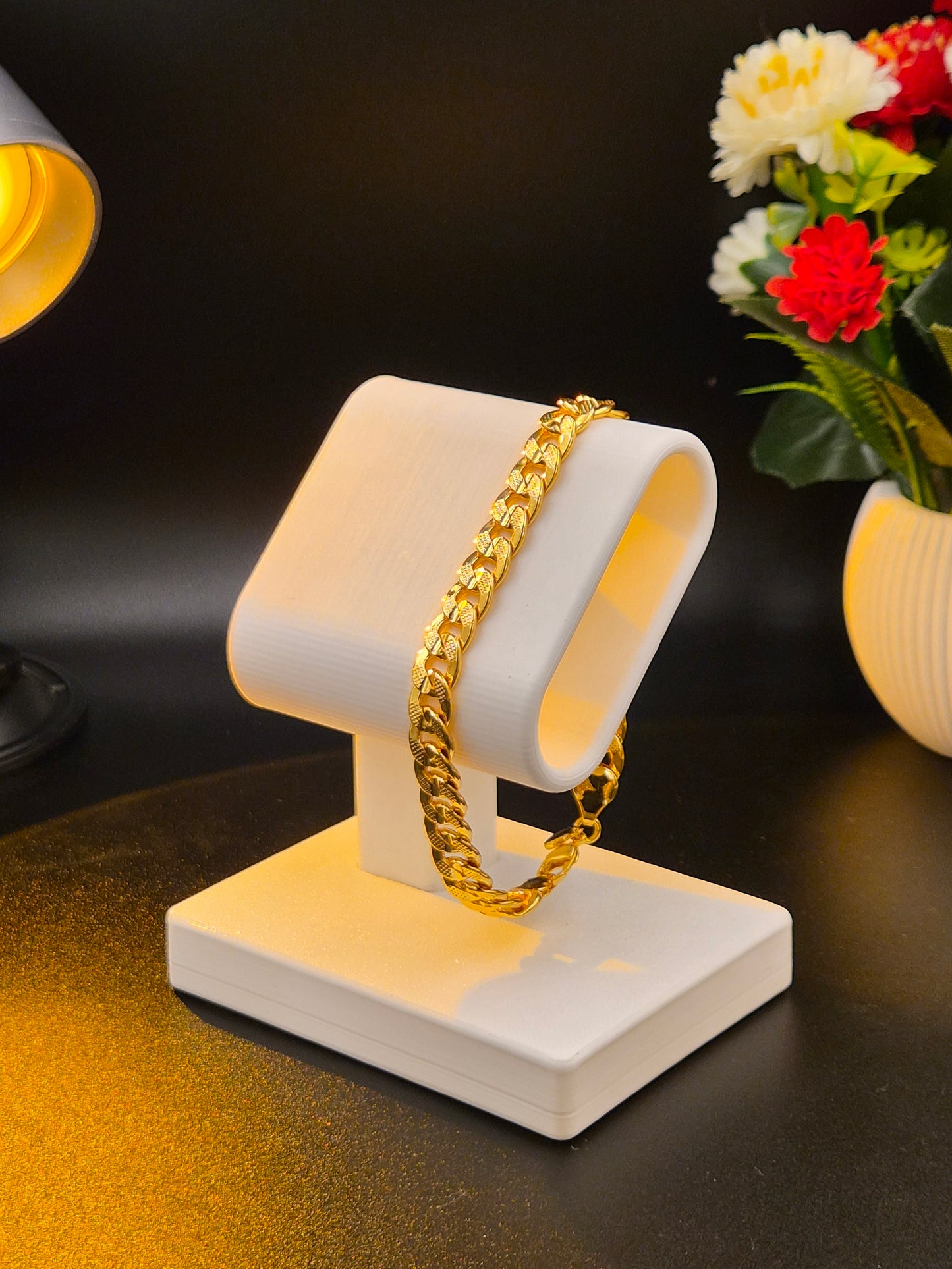 MEN'S GOLD PLATED BRACLATE