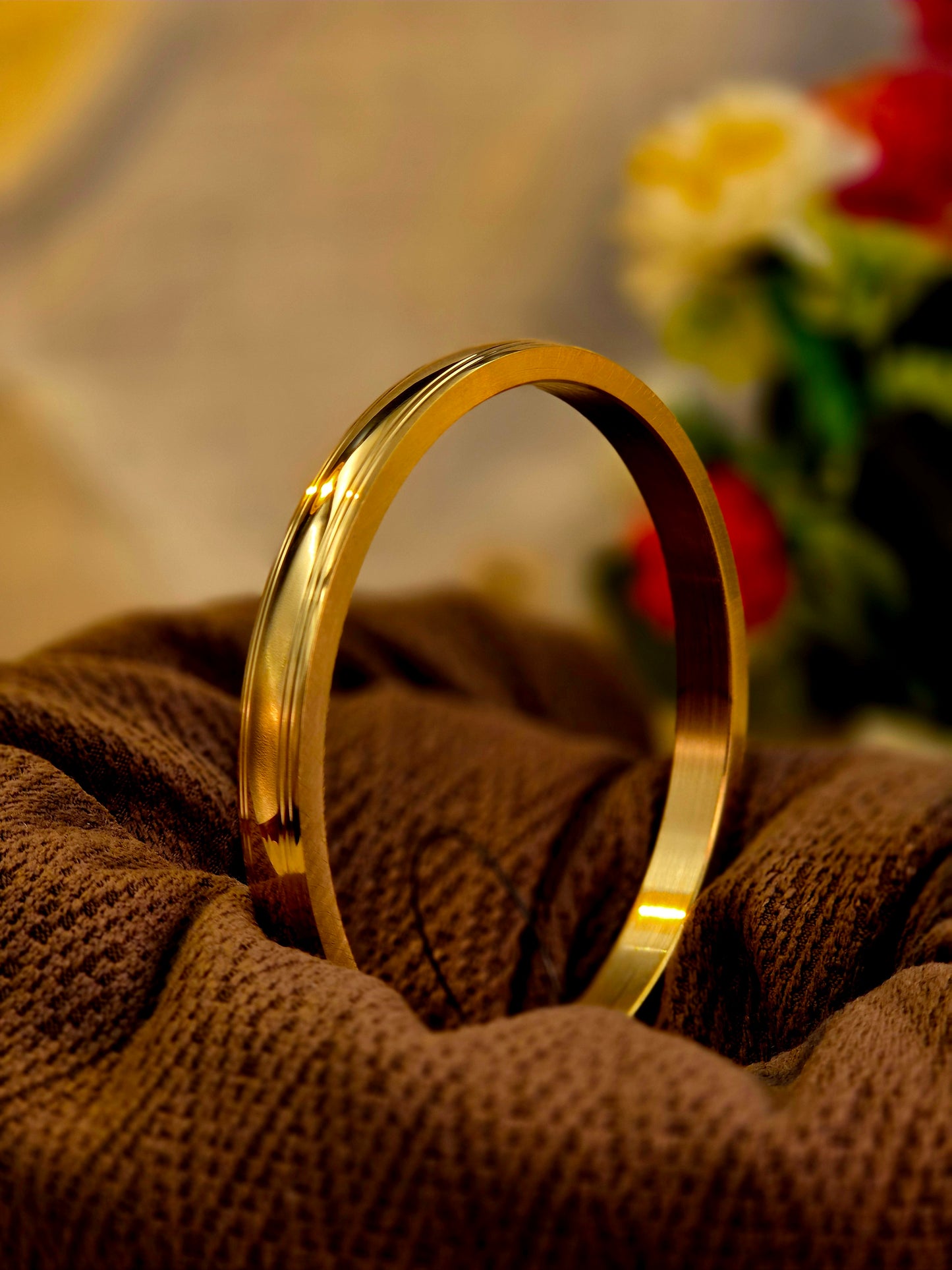 GOLDPLATED MEN'S BRACLATE (KARA)