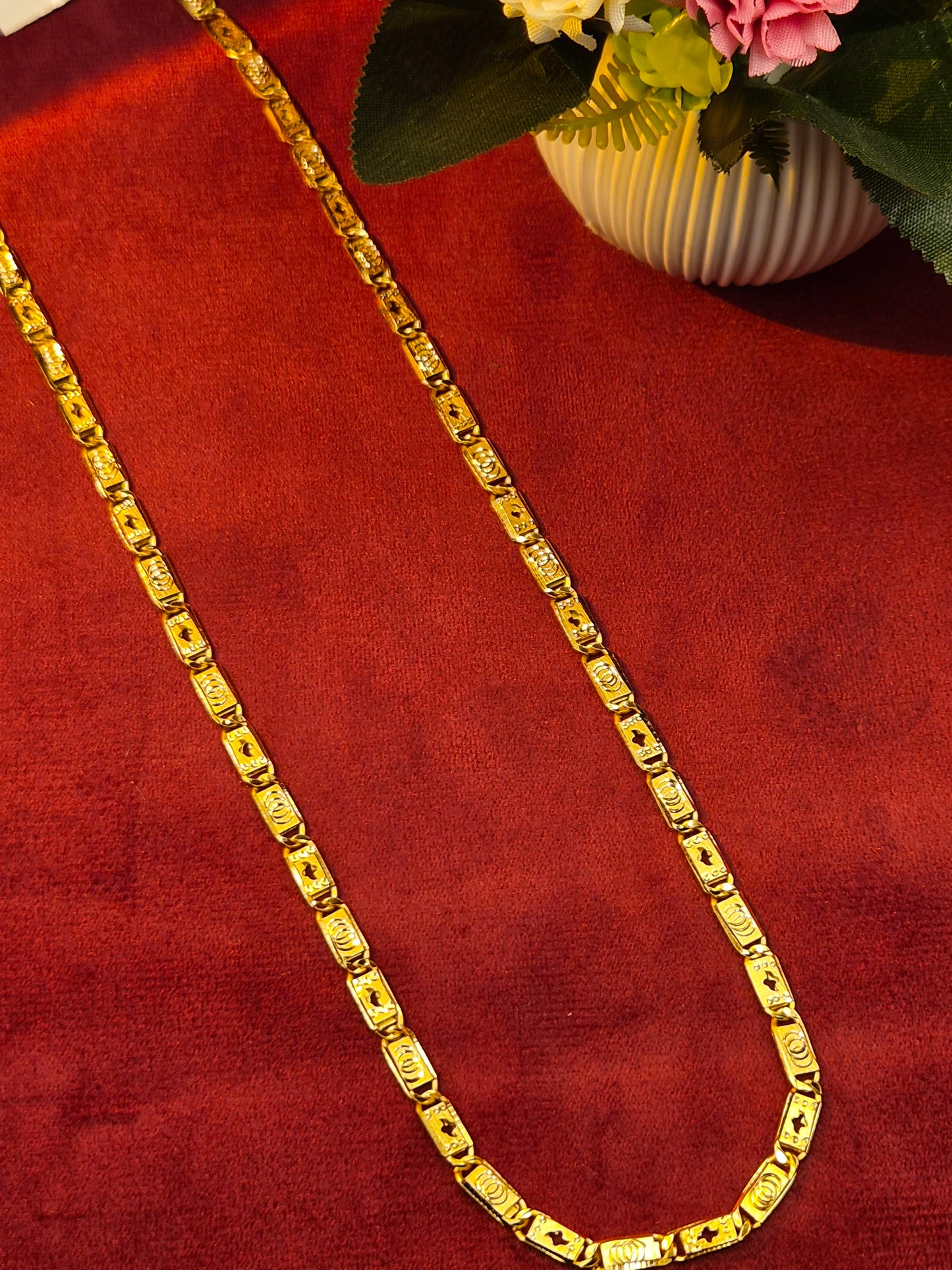 GOLD PLATED MEN'S NAWABI CHAIN