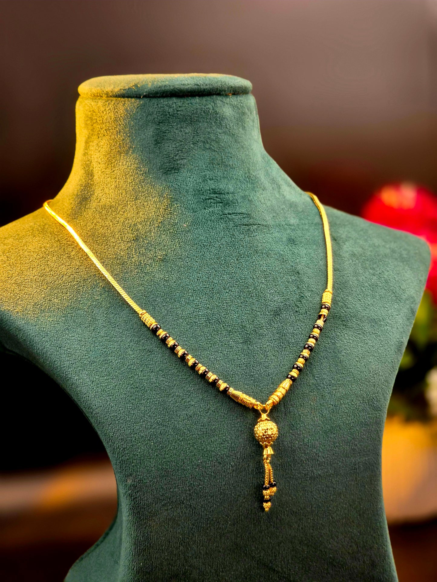 GOLD PLATED SLEEK MANGALSUTRA