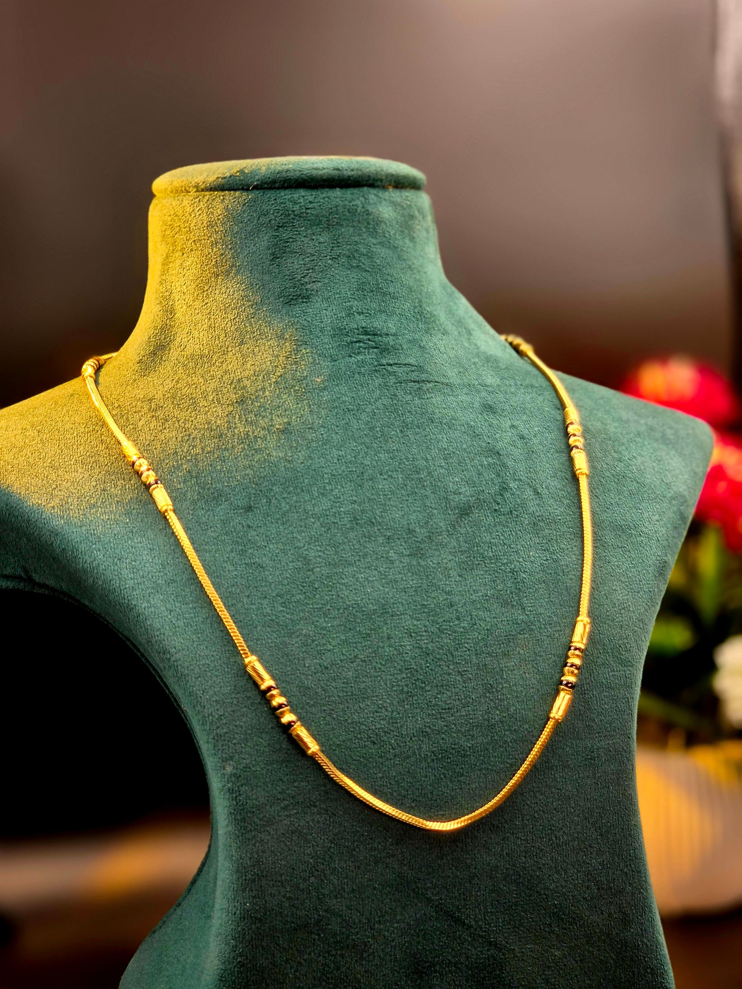 GOLD PLATED SLEEK MANGALSUTRA