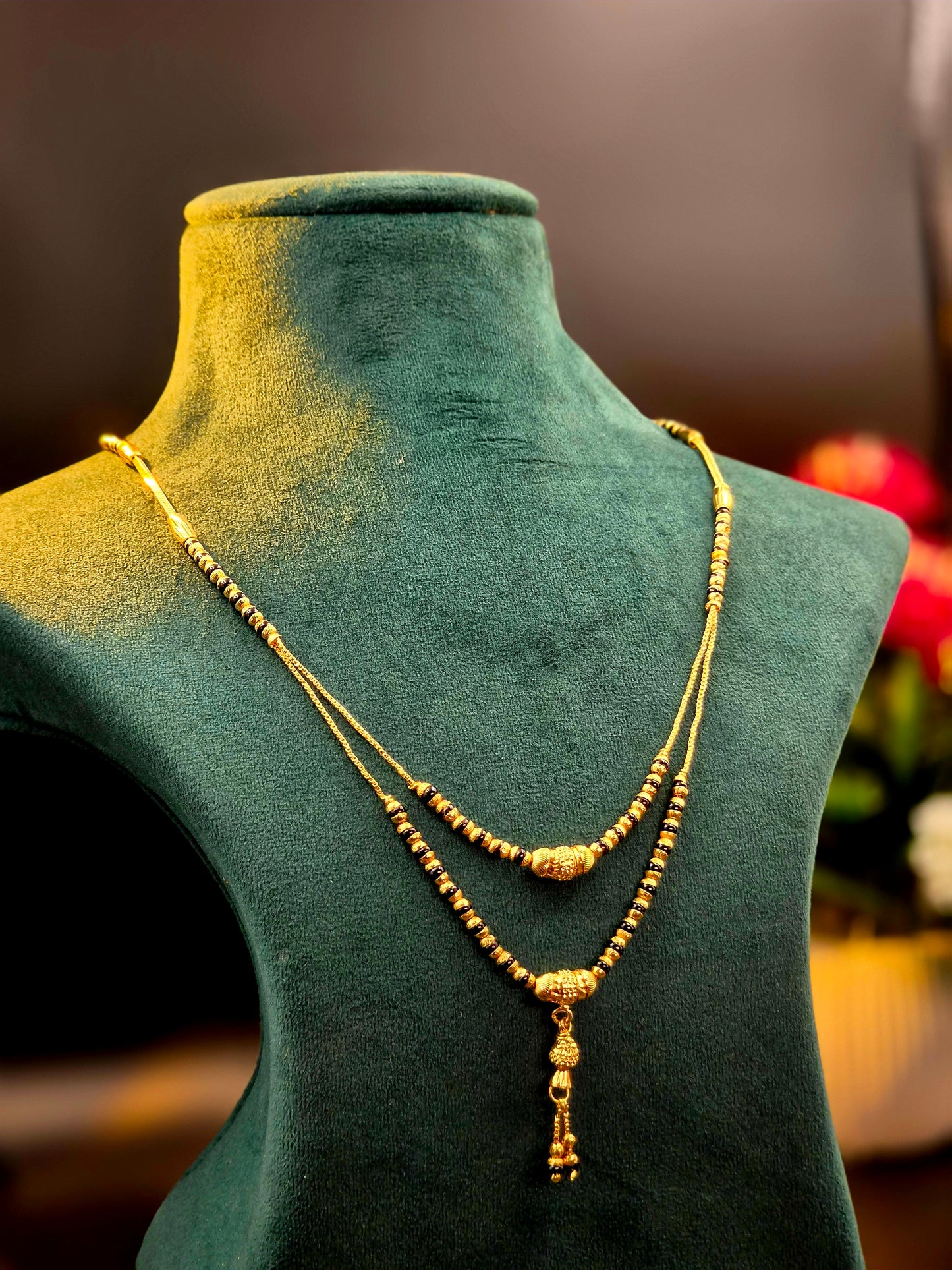 GOLD PLATED SLEEK MANGALSUTRA