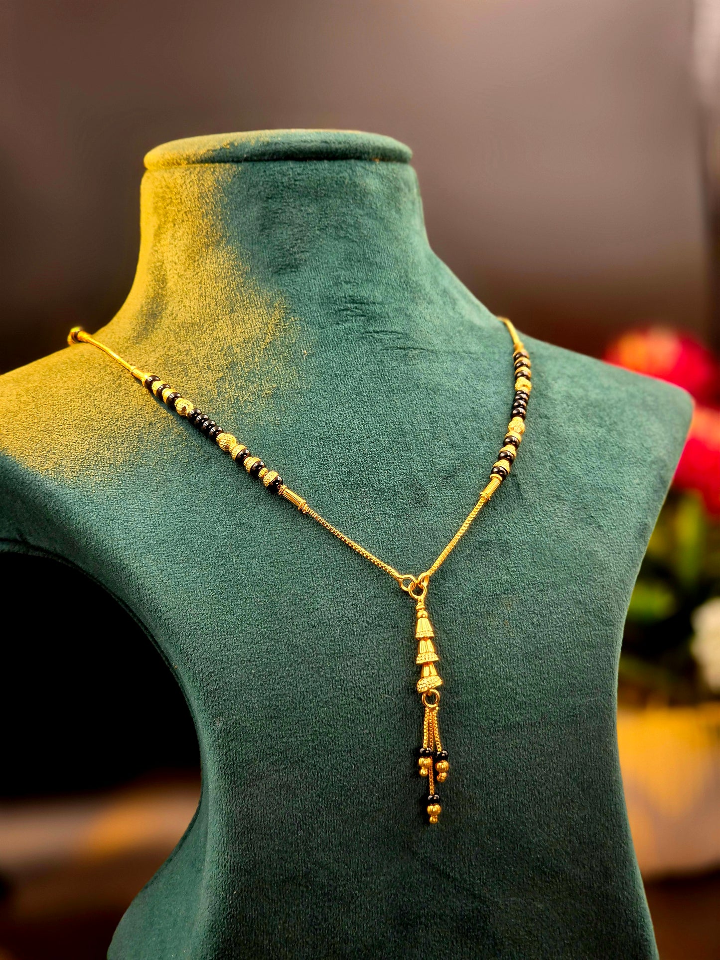 GOLD PLATED SLEEK MANGALSUTRA