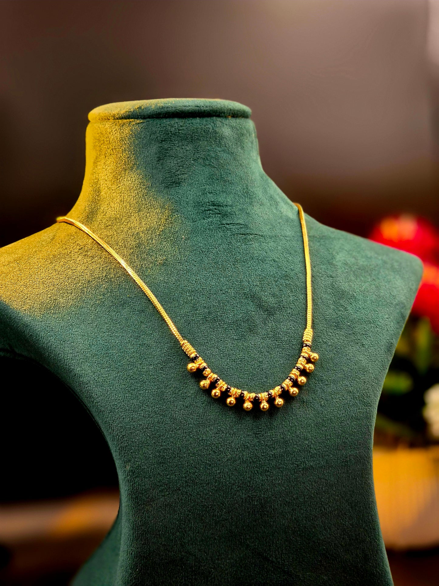 GOLD PLATED SLEEK MANGALSUTRA