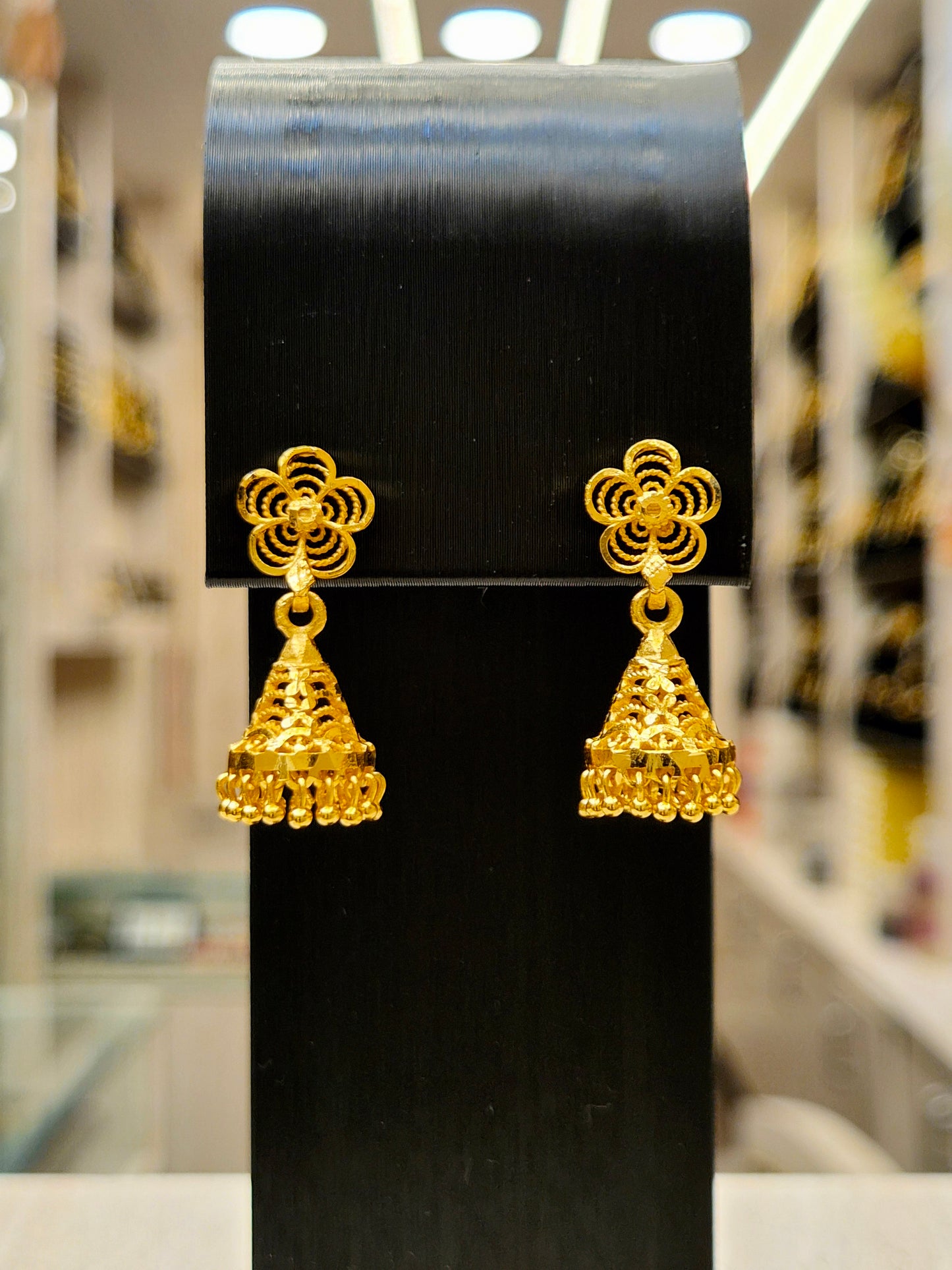 GOLD PLATED TURKISH JHUMKI (small)