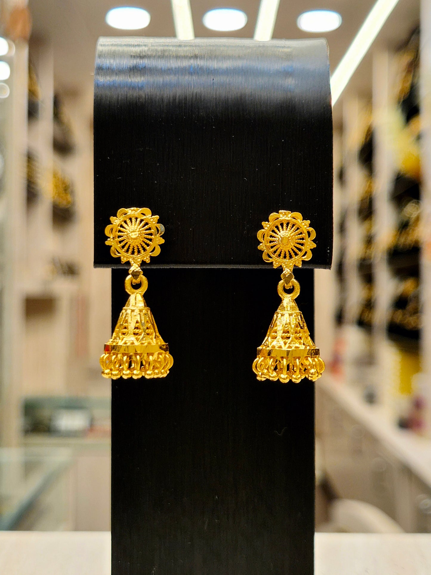 GOLD PLATED TURKISH JHUMKI (small size)