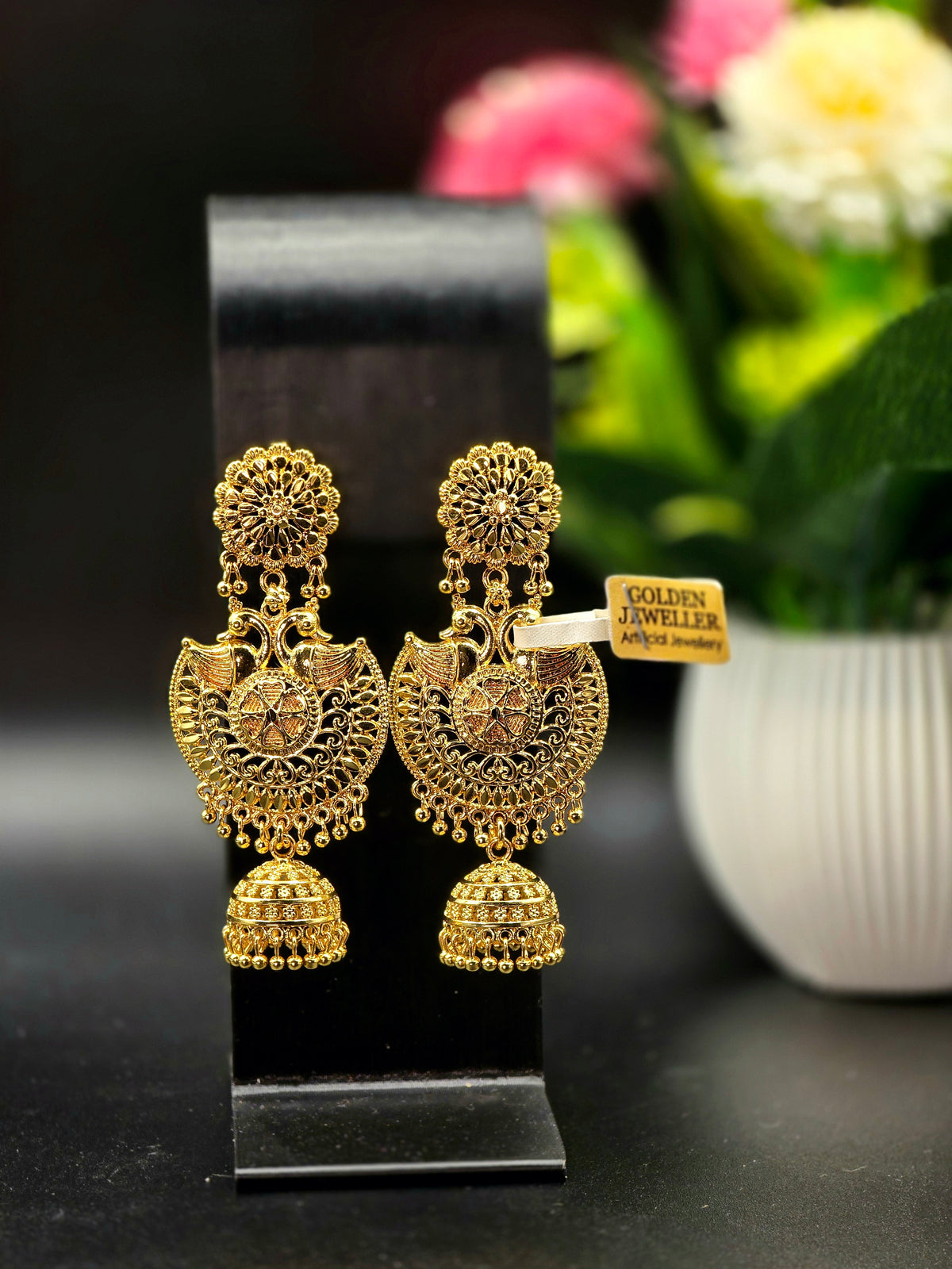 GOLD PLATED TURKISH JHUMKA