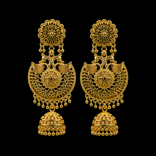 GOLD PLATED TURKISH JHUMKA