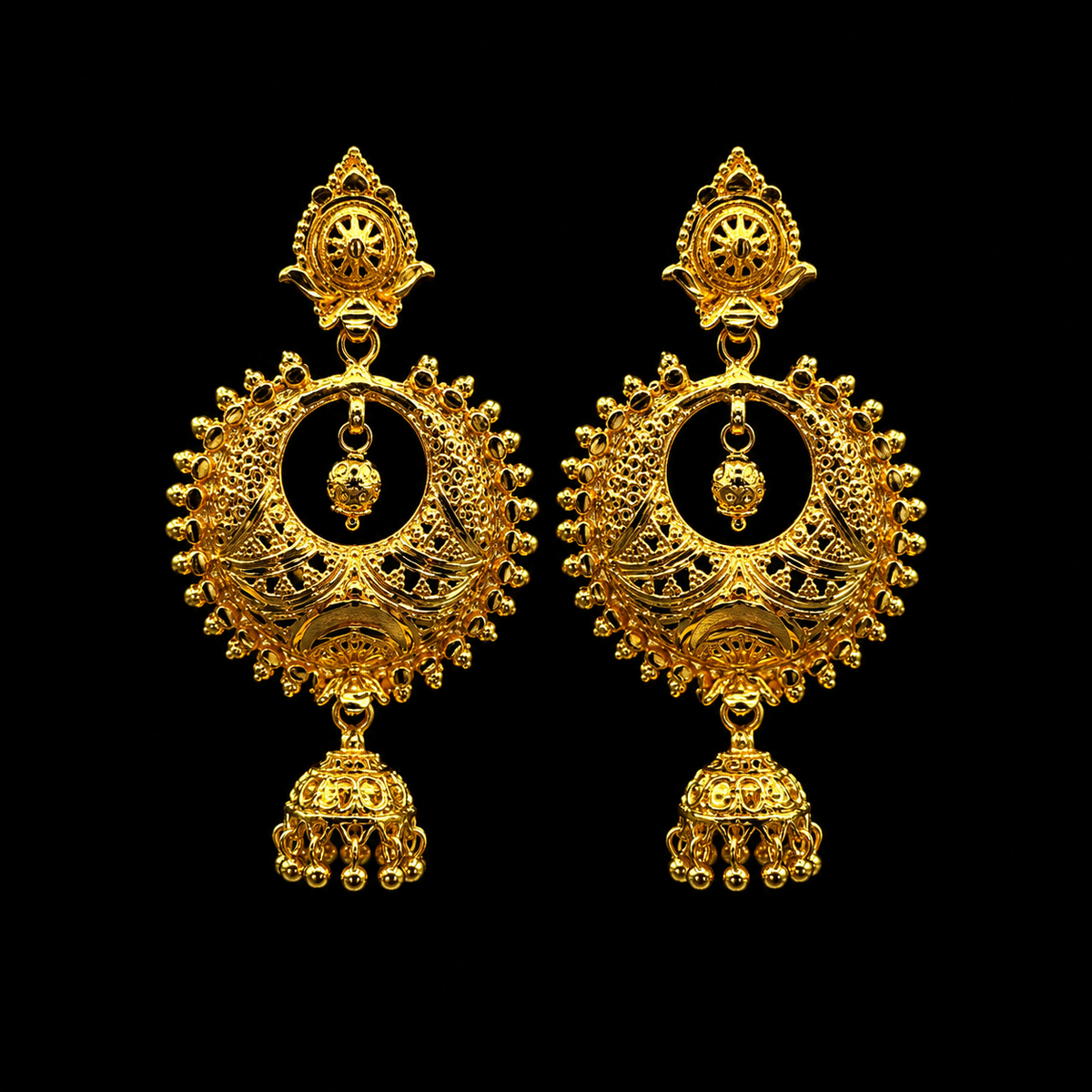 GOLD PLATED TURKISH JHUMKA