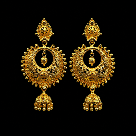 GOLD PLATED TURKISH JHUMKA