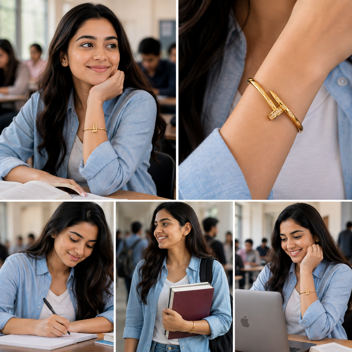 Anti tarnish girls bracelet