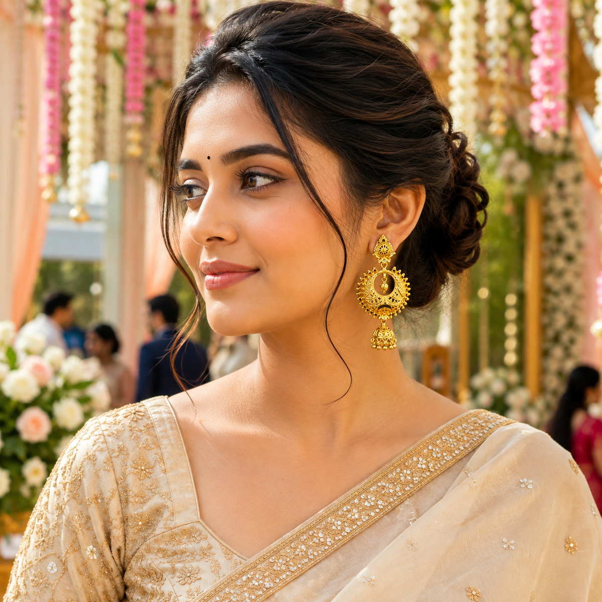 GOLD PLATED TURKISH JHUMKA