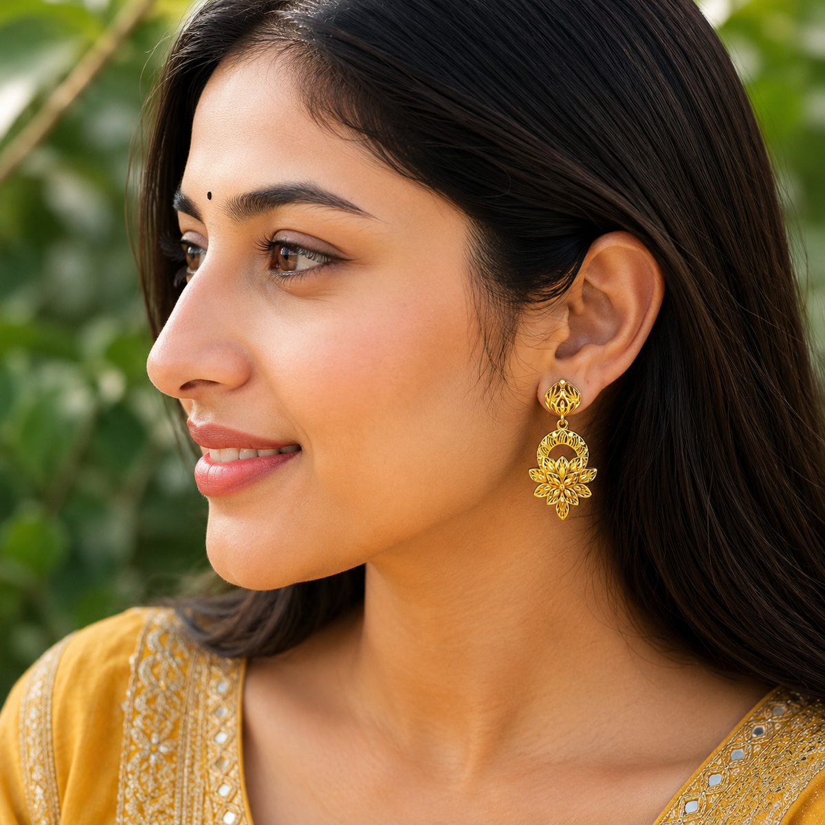 GOLD PLATED TURKISH DANGLE