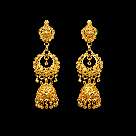 GOLD PLATED TURKISH JHUMKI