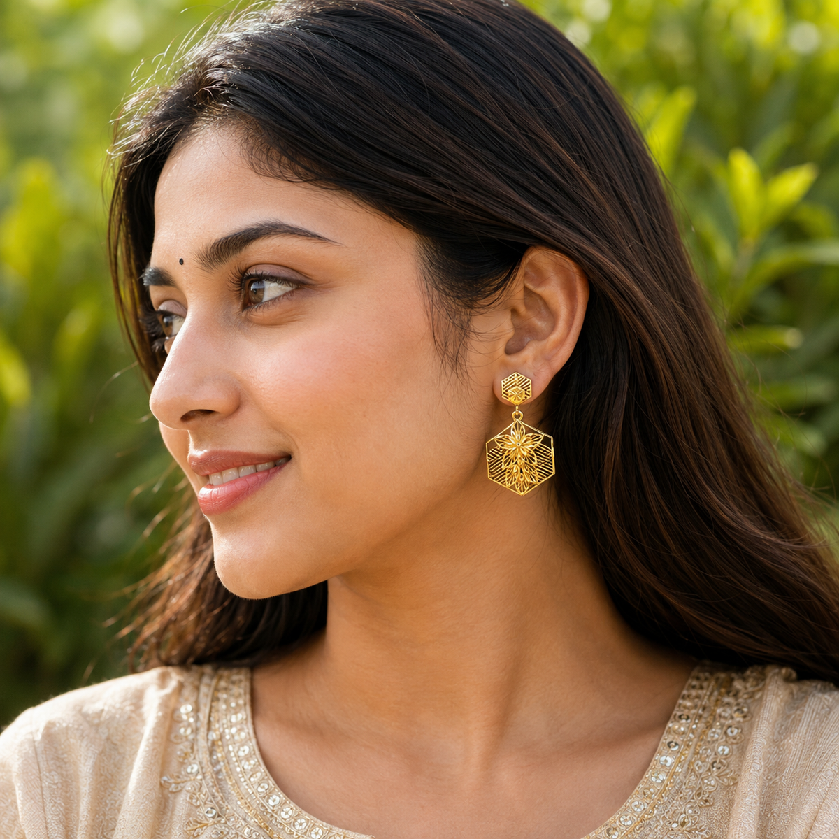 GOLD PLATED TURKISH DANGLE