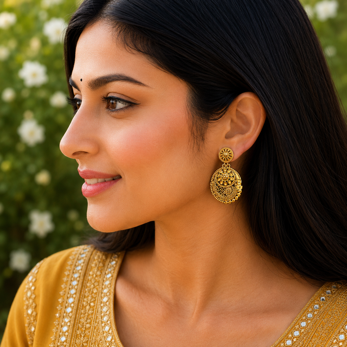 GOLD PLATED TURKISH DANGLE