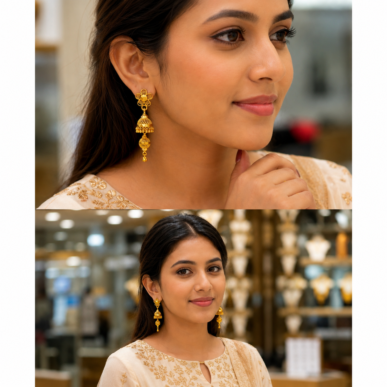GOLDPLATED TURKISH JHUMKA