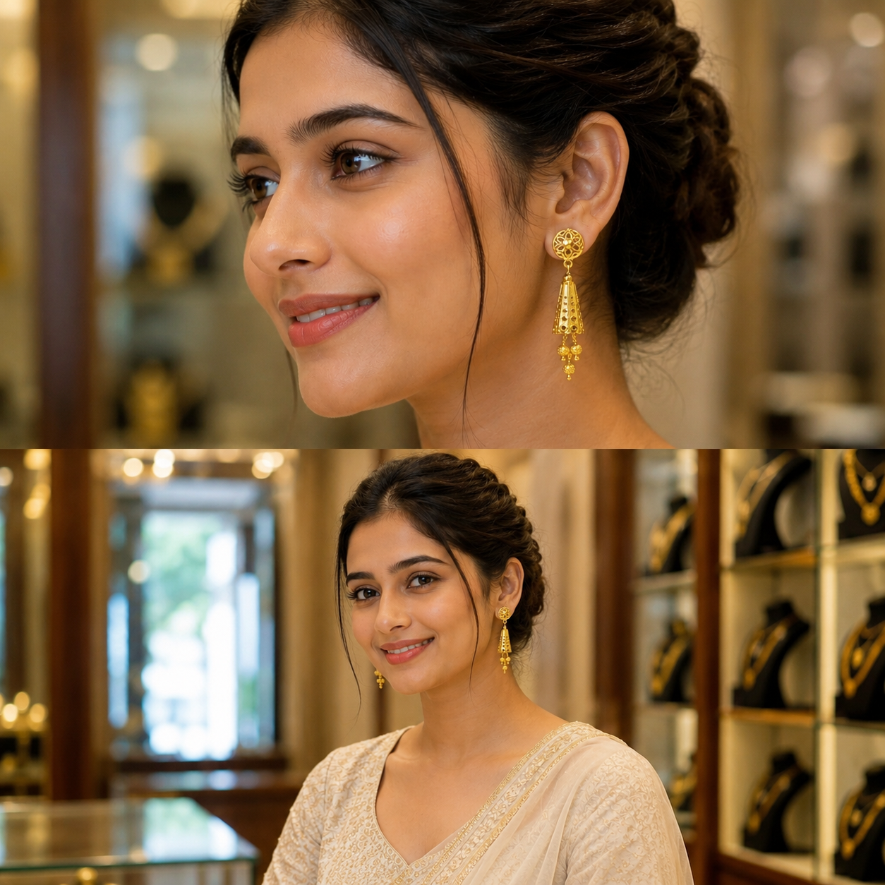 GOLD PLATED TURKISH JHUMKA