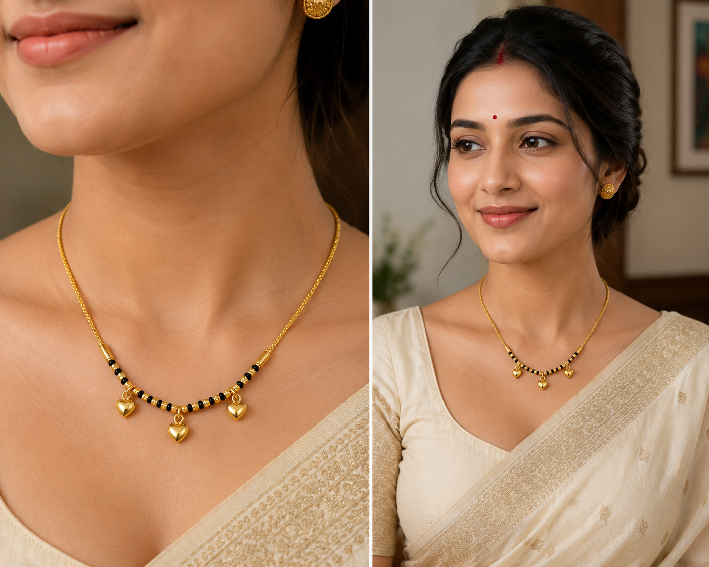 GOLD PLATED SLEEK MANGALSUTRA