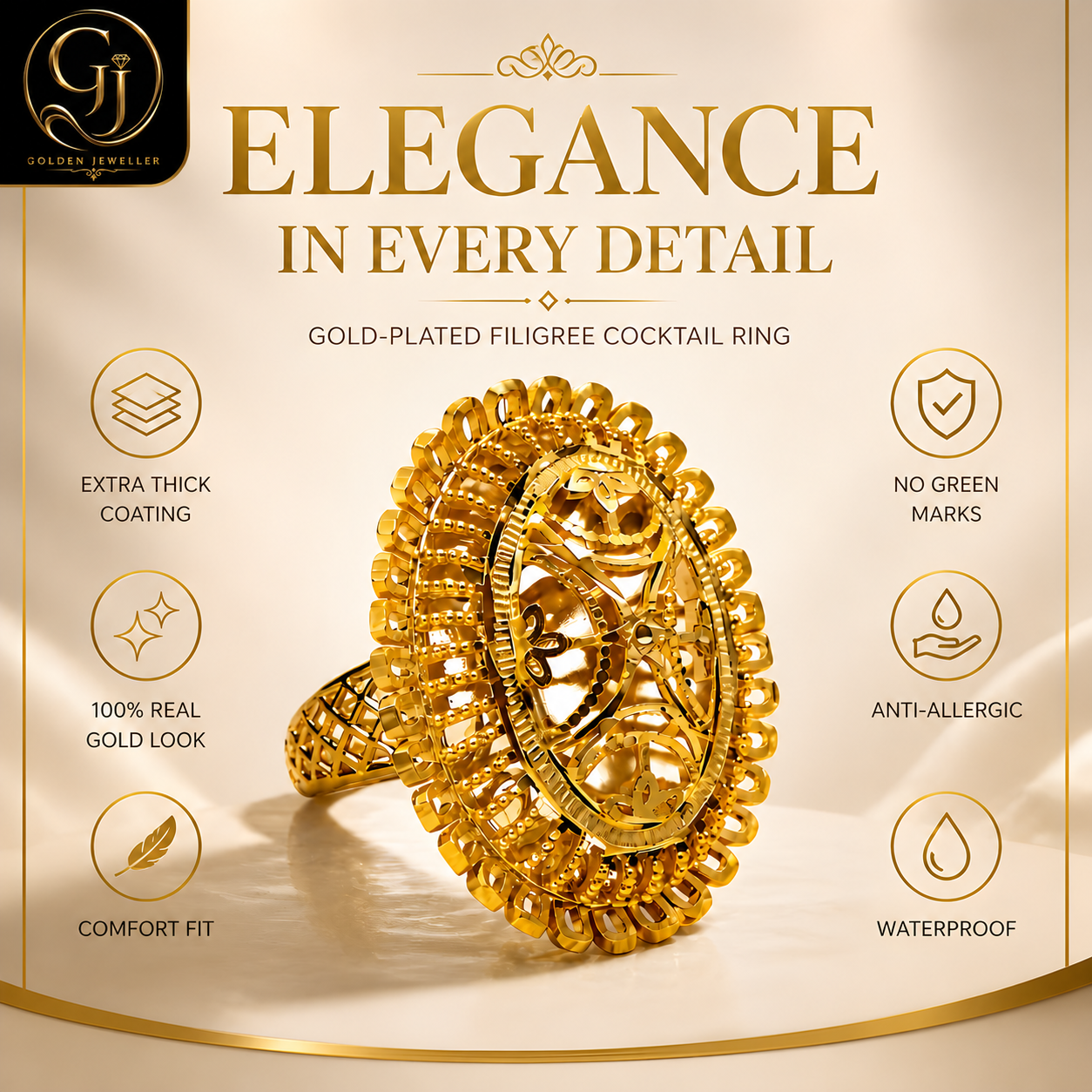 TURKISH COCKTAIL RING