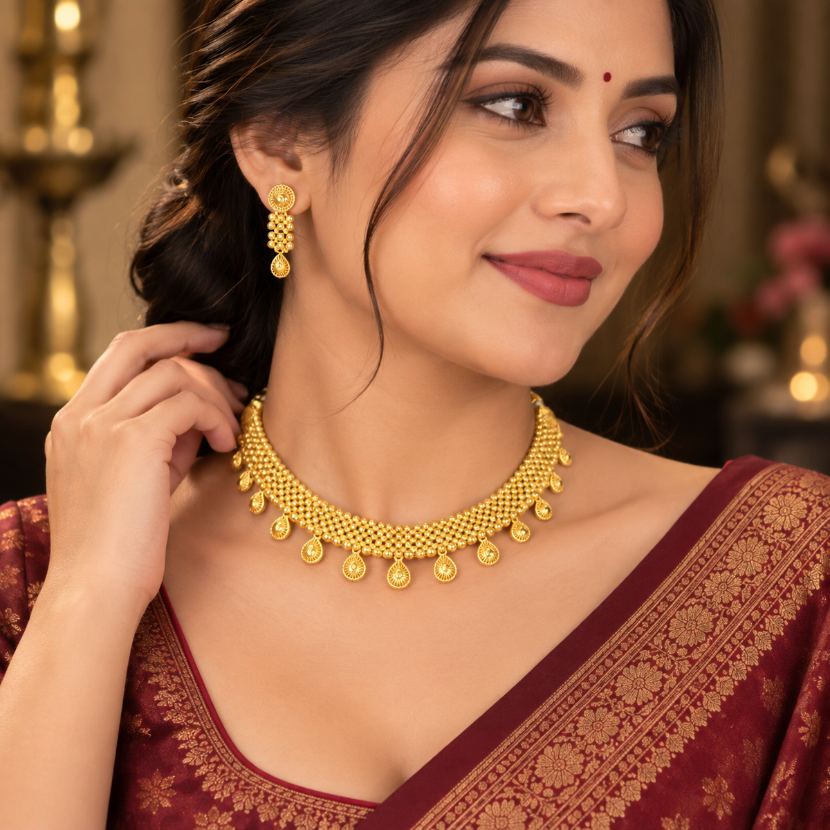 GOLD PLATED TURKISH NECKLACE