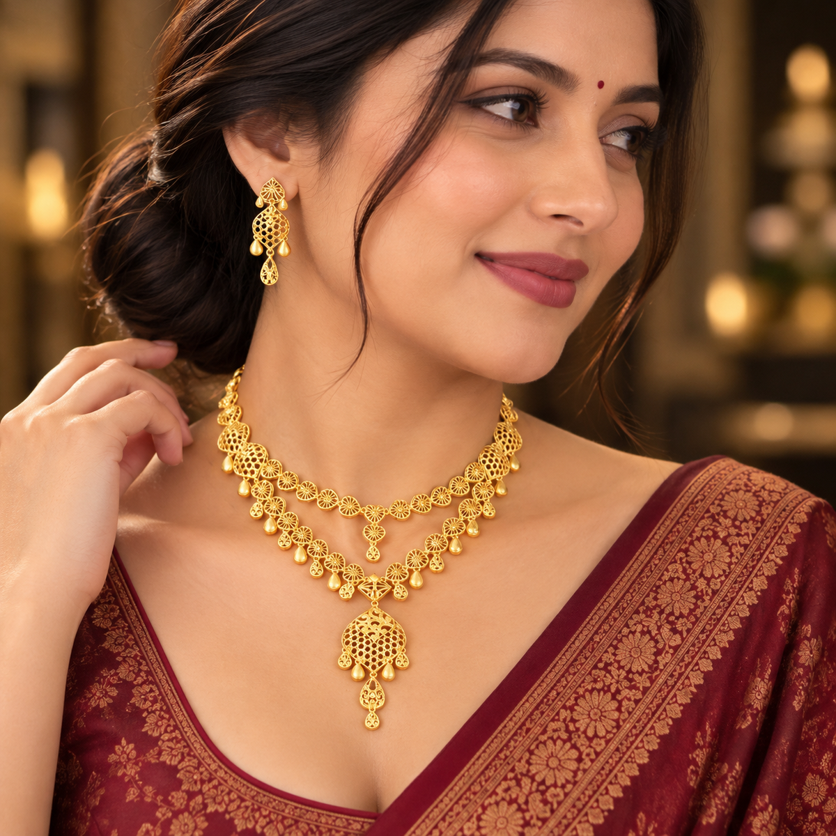 GOLD PLATED TURKISH NECKLACE
