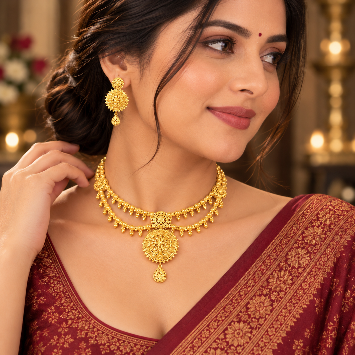 GOLD PLATED TURKISH NECKLACE